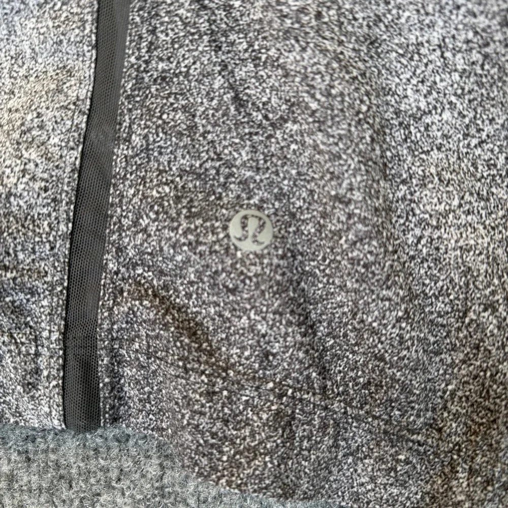 Lululemon Mens Surge Short 7 Inch Liner Grey Space Dye Athletic Gym Shorts #3376